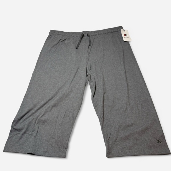 Champion Grey Jersey Capri Lounge Pants Size XL NWT - Picture 2 of 9